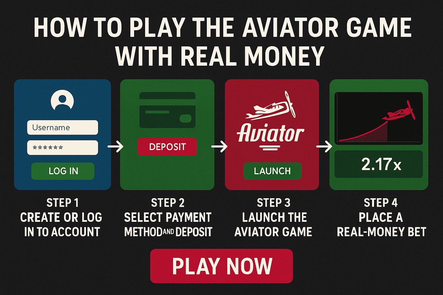 Aviator Real Money Steps