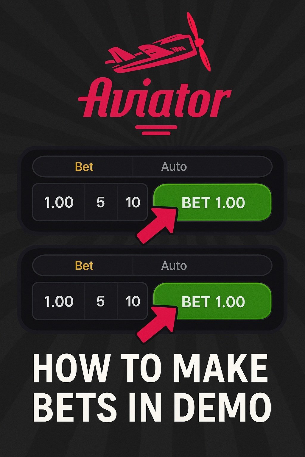 How to Place Bets in the Aviator Game Demo