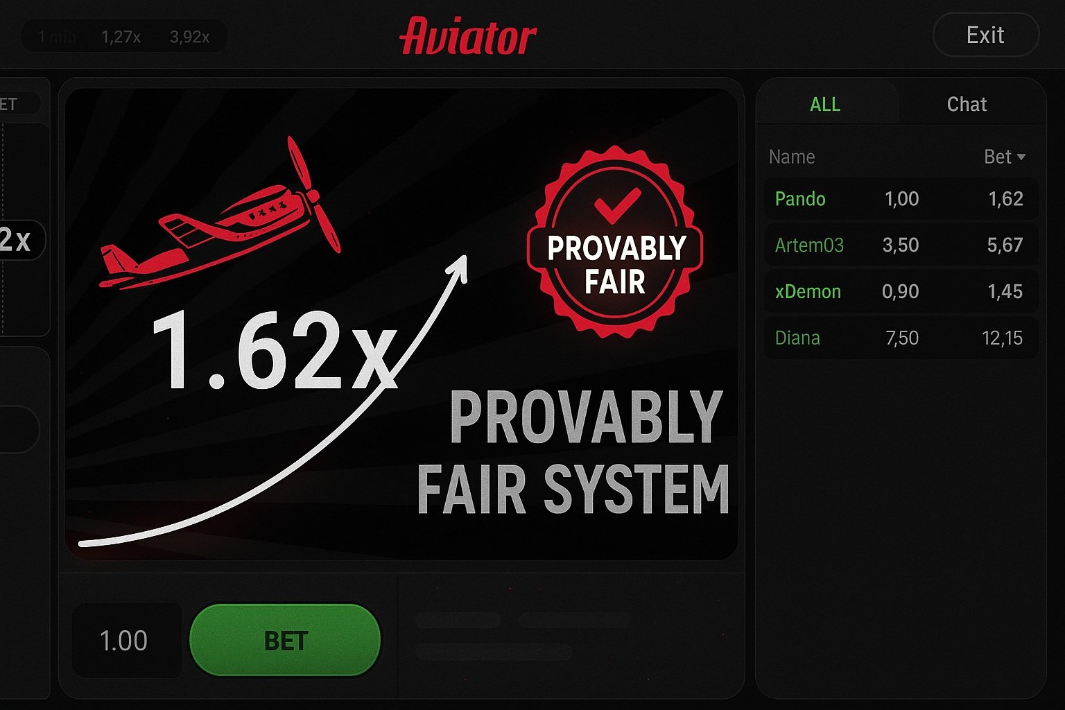 Aviator Provably Fair System