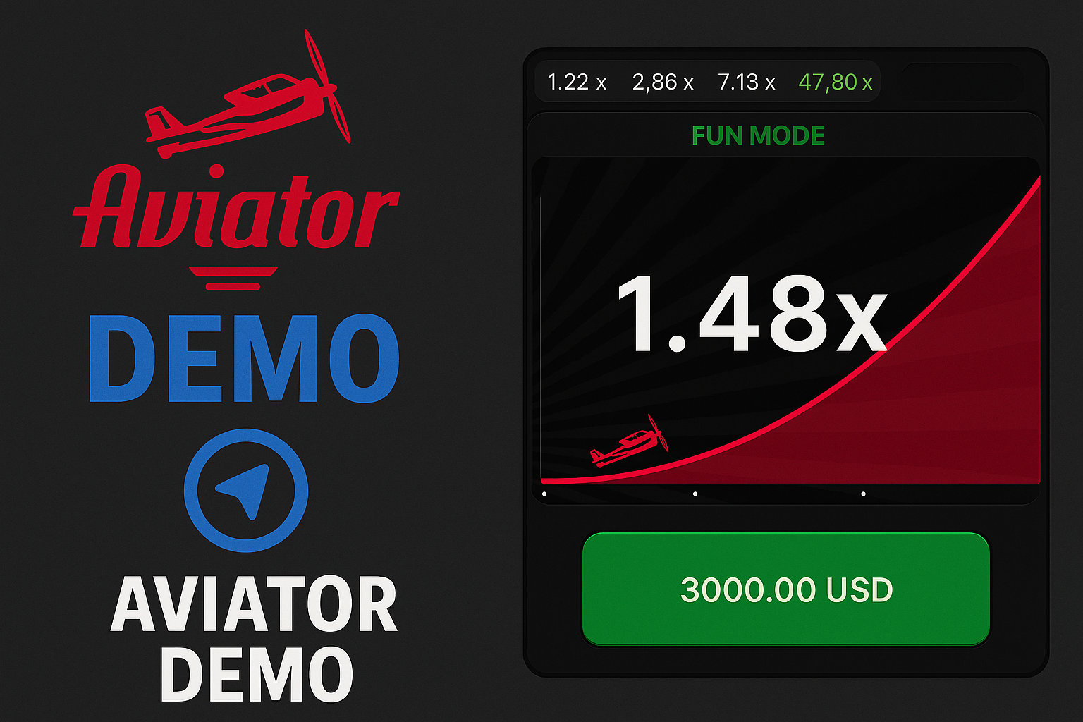 Aviator Demo Mode