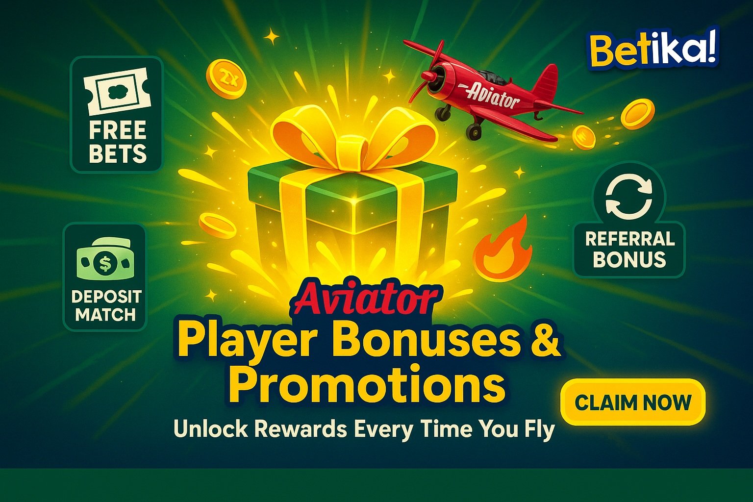 Betika Aviator Bonuses